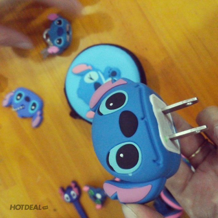 Combo 2 Vỏ Bọc Củ Sạc iPhone Hình Thú Ngộ Nghĩnh