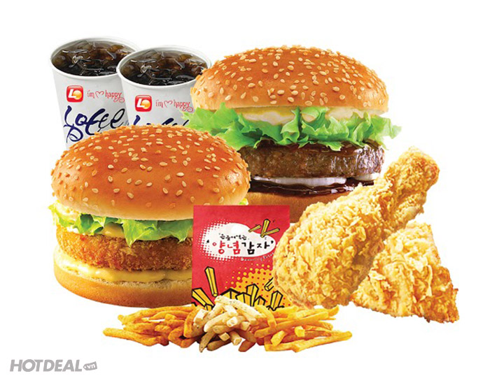 DEAL HOT: Hệ Thống Lotteria - Combo Best Seller Cho 2 Người Ăn Thả Ga ...