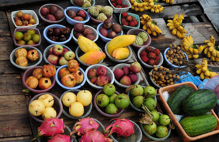 Image result for fruit in cat ba market