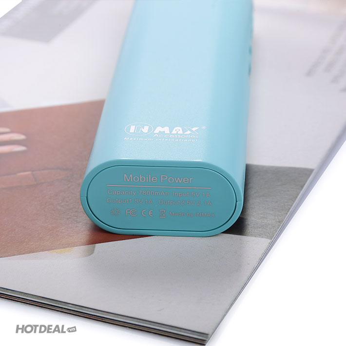 Pin Sạc Dự Phòng Inmax 7800 mAh Có Đèn Led Sang Trọng Cá Tính (Hàng ...