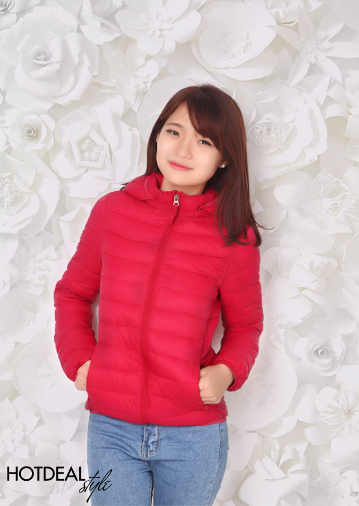 Áo khoác phao nữ lông vũ siêu nhẹ không mũ Nhật Bản Uniqlo  Shop Nhất   Shopnhatvn