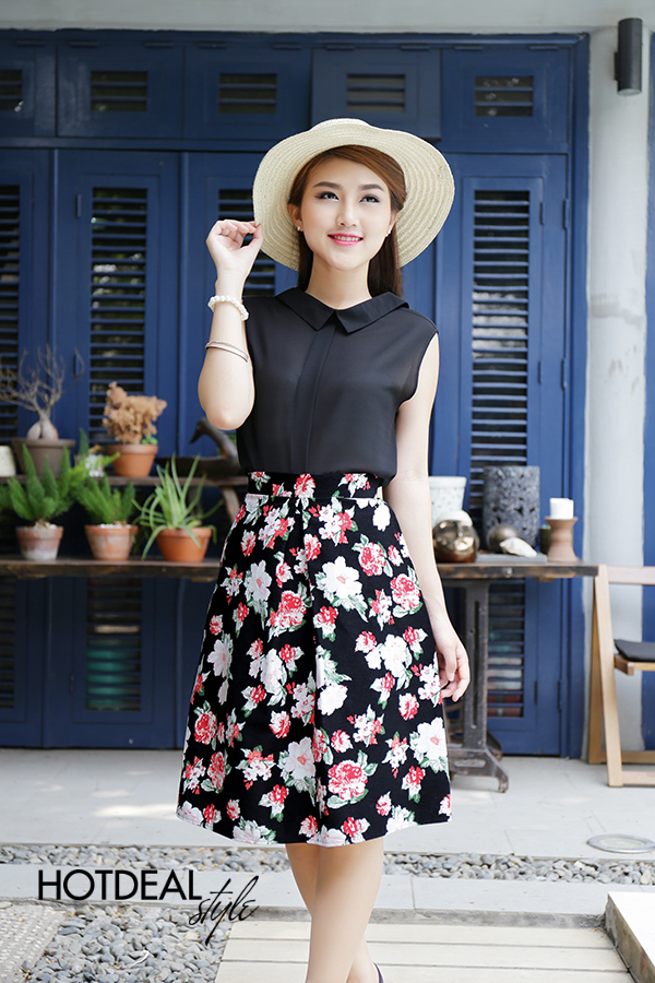 Điểm danh những chiếc váy đầm xòe họa tiết cực mốt cho quý cô sành điệu   Thời trang  Việt Giải Trí