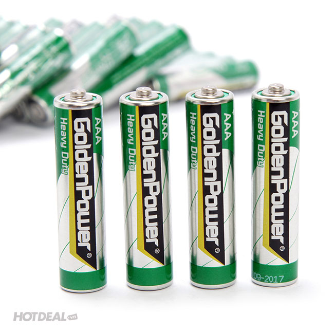 Hộp 40 viên Pin Carbon Goldenpower R03MCARBON AA