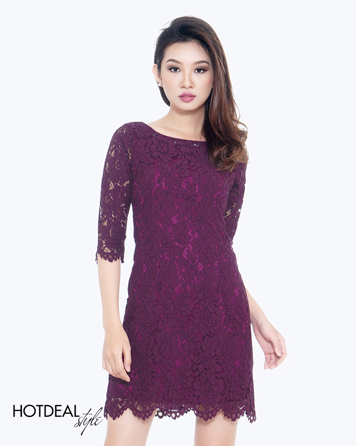 Đầm Ren Dự Tiệc Body Sang Trọng Tôn Dáng